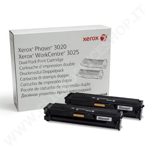 CONFEZIONE 2 TONER XEROX 106R03048 NERO - ORIGINALE